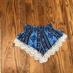 Forever 21 patterned shorts womens small